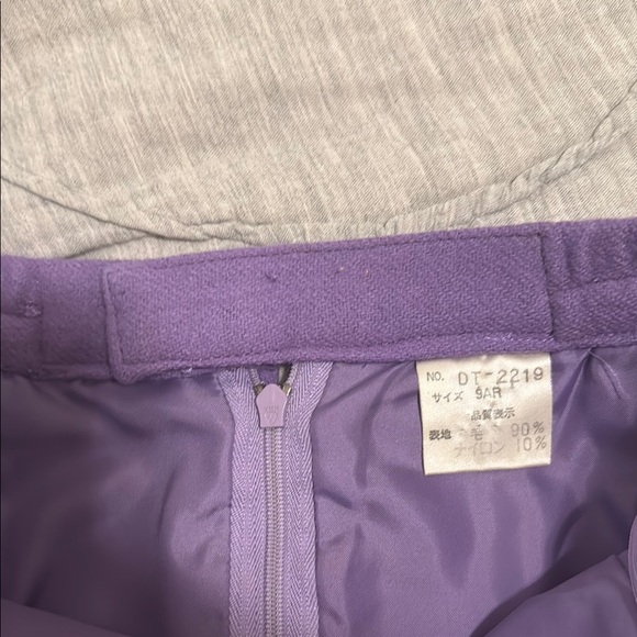 Vintage Women's Two Piece Set Purple Jacket and Skirt Size XS - Picture 11 of 12